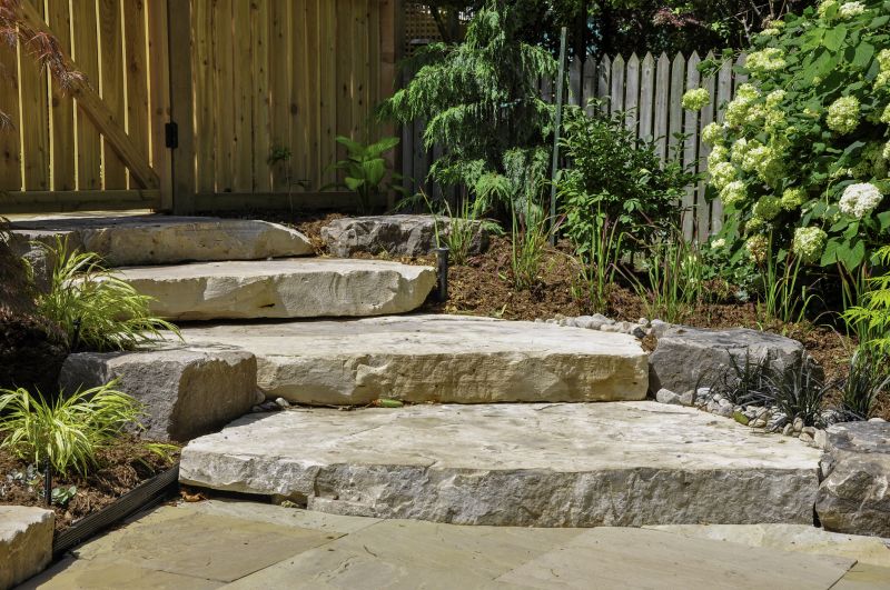 Newly Reconstructed Stone Steps